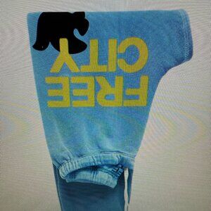 FREECITY sweatpant in Snoopy Blue NWT Size M